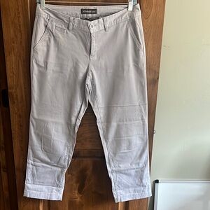 Eddie Bauer Women's Light Gray Straight Leg Pants
